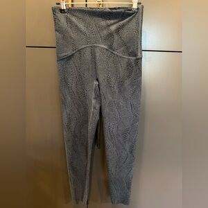 SPANX Body Boost High-Rise Leggings – Gray Abstract Print – Size S